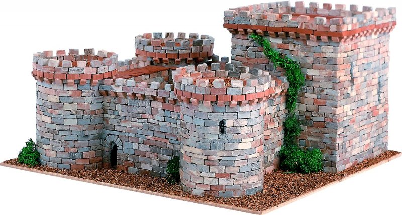 Сборная модель Domus Kits средневековый замок №3, масштаб 1:87, dms40903