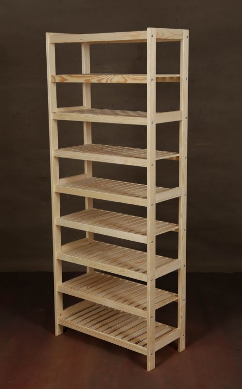 Стеллаж деревянный буковый strong 3 полки 93x70x33 см
