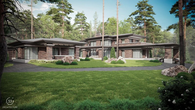 Стиль Райта Modern House