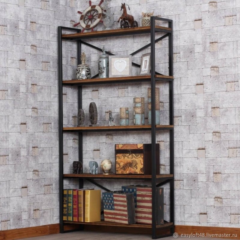 Стеллаж Vintage Iron Stella