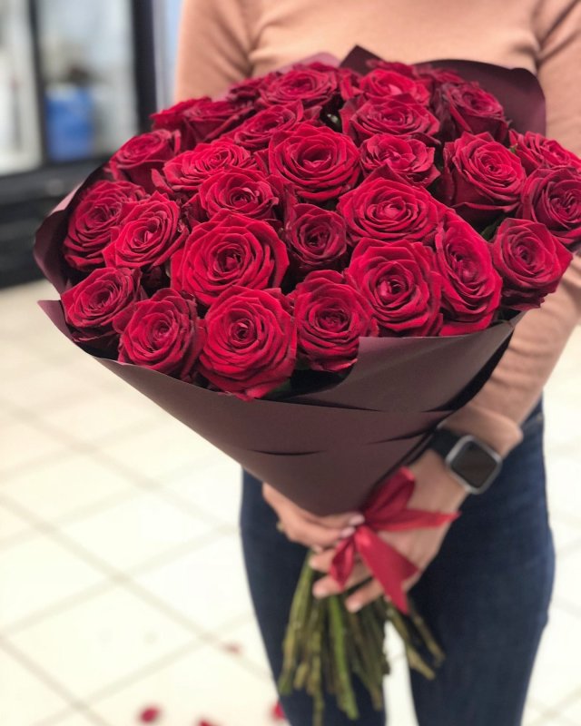 Шикарный букет в руках