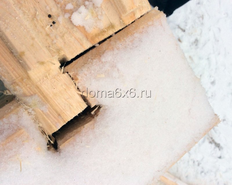 Теплый угол дома 6х8