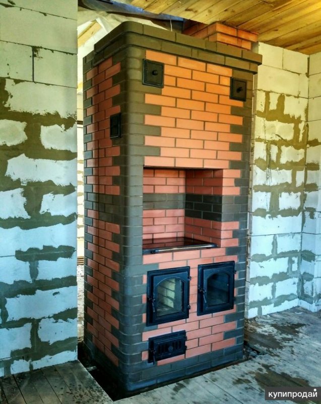 Отопительные кирпичные печи шведка