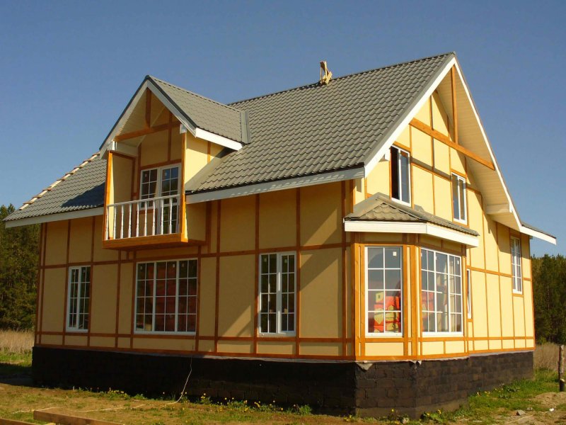 Каркасно-панельный дом