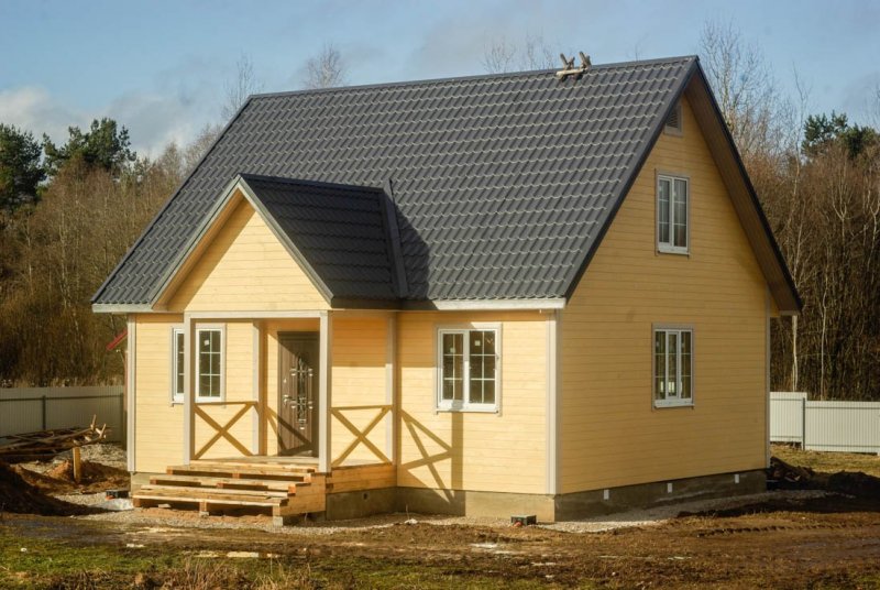 Теплый каркасный дом