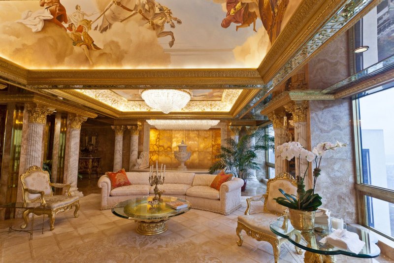 Трамп Тауэр Нью-Йорк интерьер