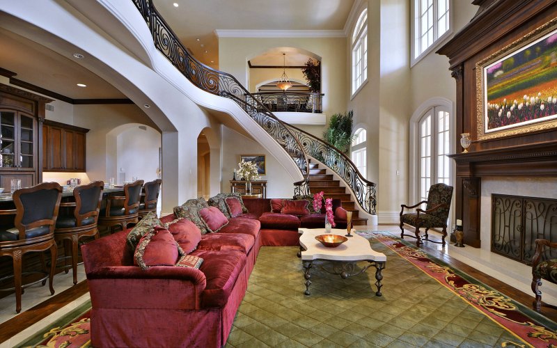 Luxury Mansion Interior гостиная