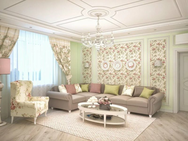 Интерьер гостиной 16 кв