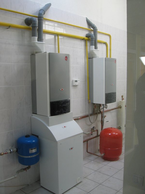 Установка газового котла на 1 этаже дома