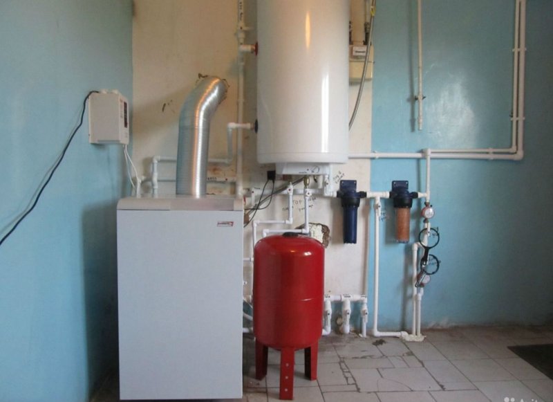 Монтаж напольных газовых котлов