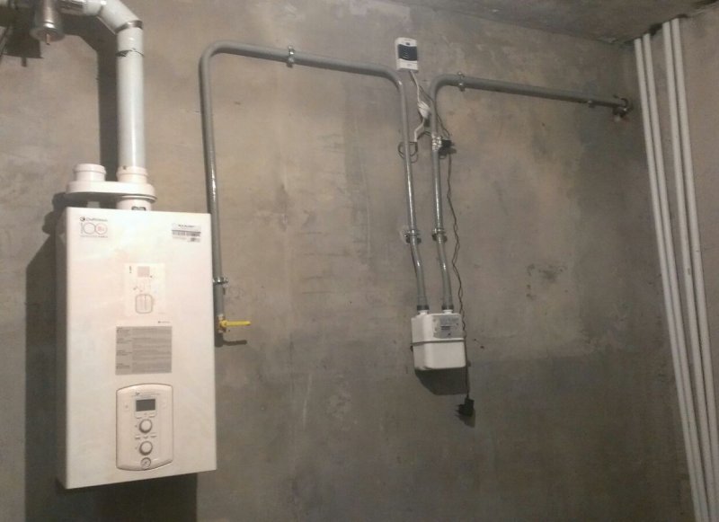 Монтаж газового счетчика в частном доме