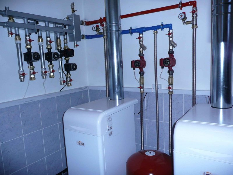 Монтаж напольных газовых котлов