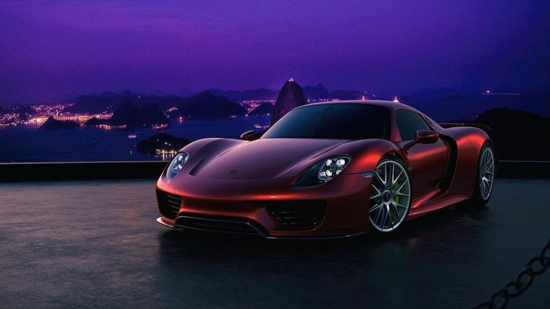 Ferrari 458 Italia сзади