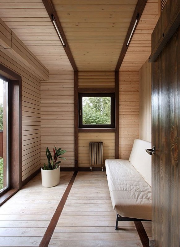Tikkurila зеленый имитация бруса