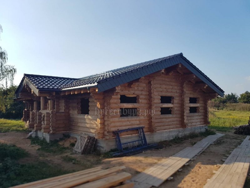 Одноэтажные рубленные дома