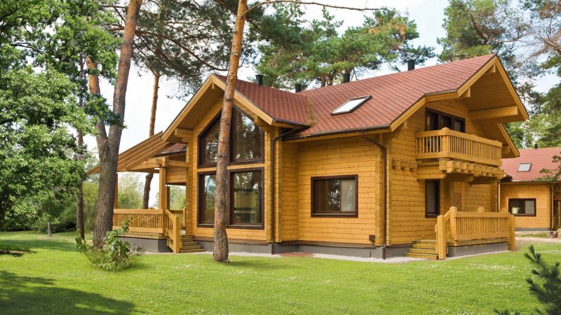 Дом из клееного бруса Саарланд