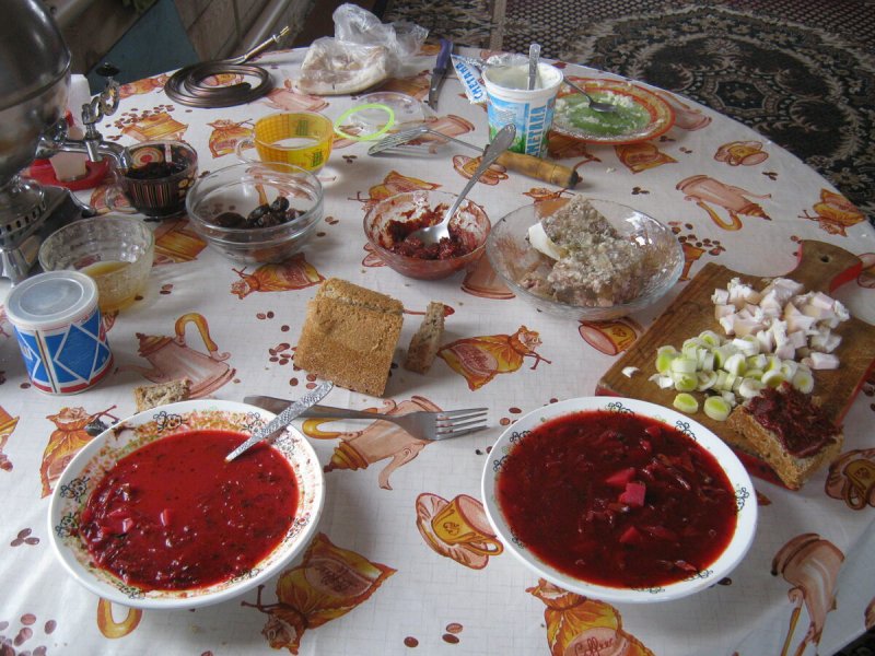 Деревенский ужин