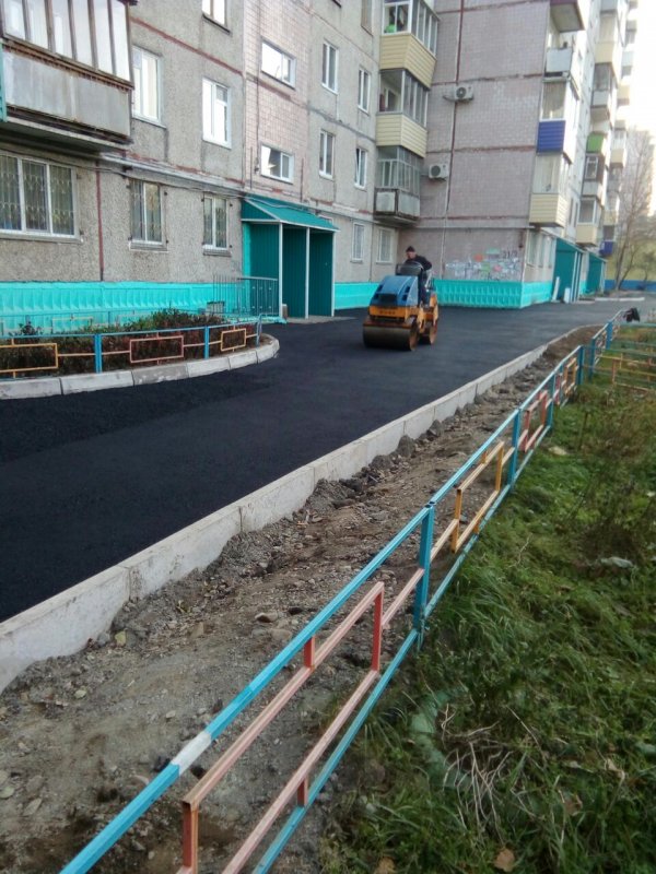 Благоустройство дворовых территорий многоквартирных домов