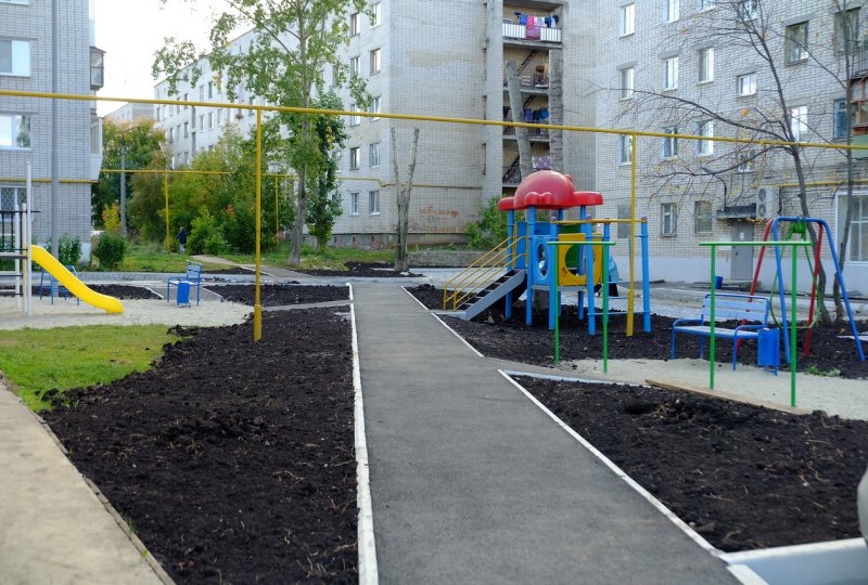 Благоустройство территорий многоквартирных домов