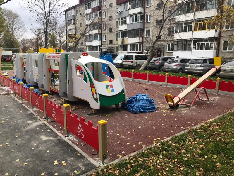 Благоустройство дворов фото