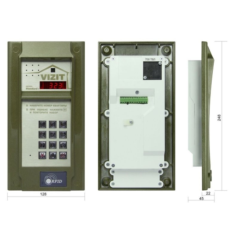 SIP домофон dks15102 (1.3MP h80)