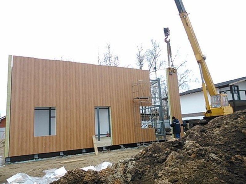 Дом из сэндвич панелей