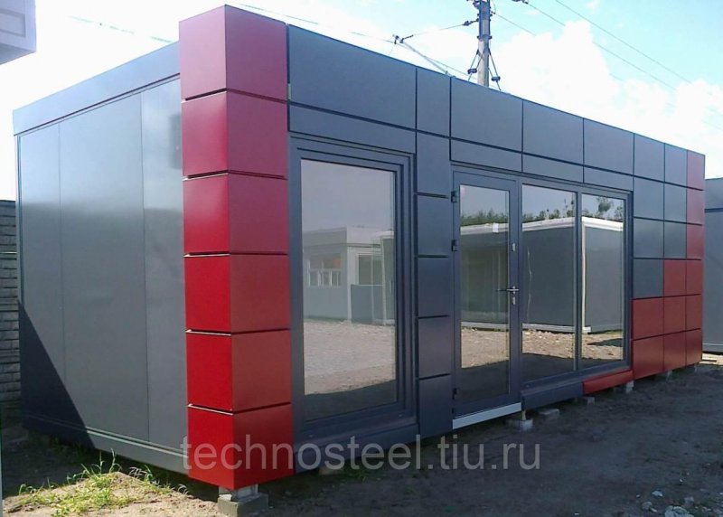Дом из металлокаркаса и сэндвич панелей
