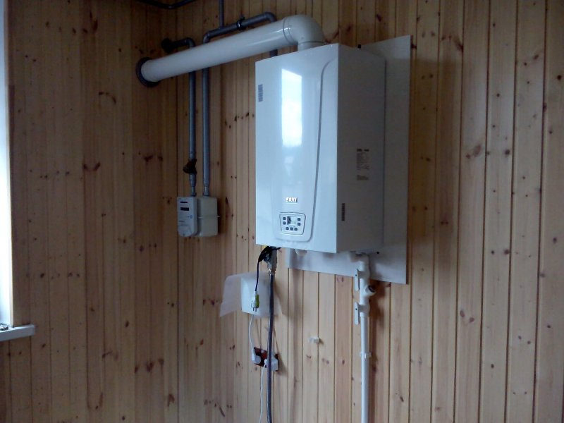Монтаж газового котла бакси