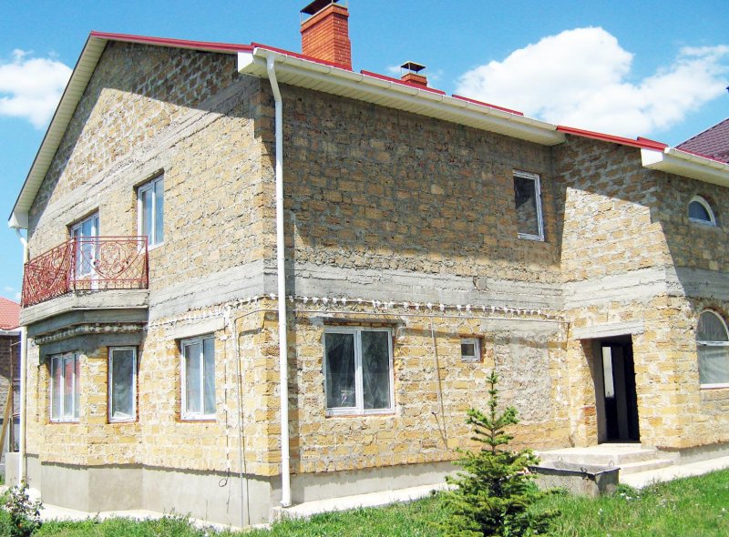 Крымский дом из ракушняка в Крыму