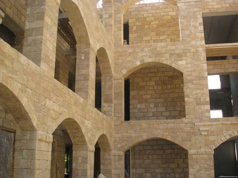 Крымский ракушечник стены