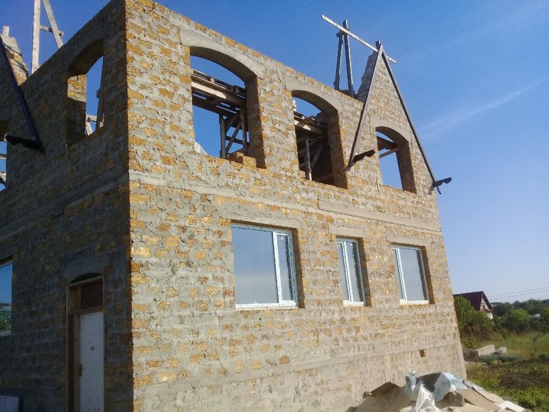 Крымский ракушечник дом