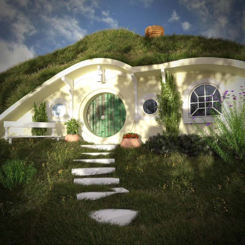 «The Hobbit House» («дом хоббитов»)
