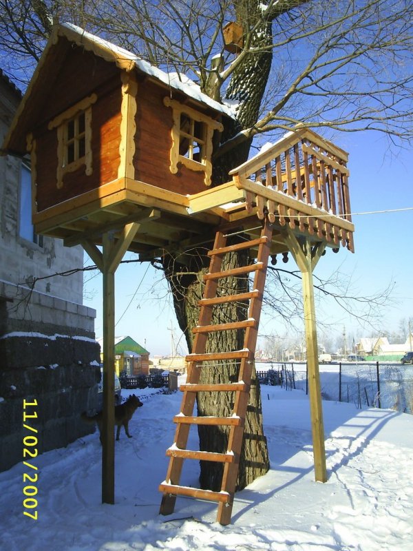 Детские домики на дереве