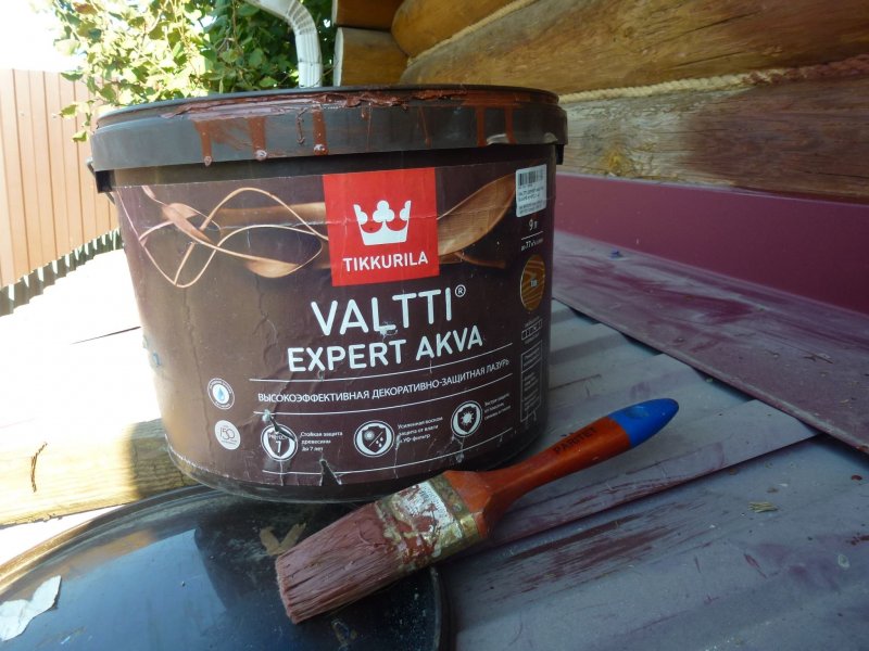 Tikkurila Valtti Color Satin сруб