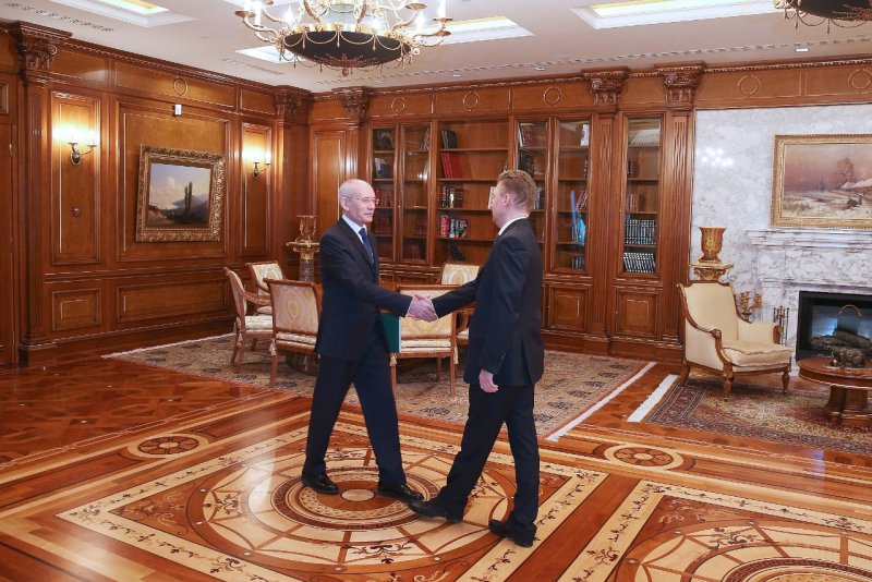 Алексей Миллер в ОАЭ