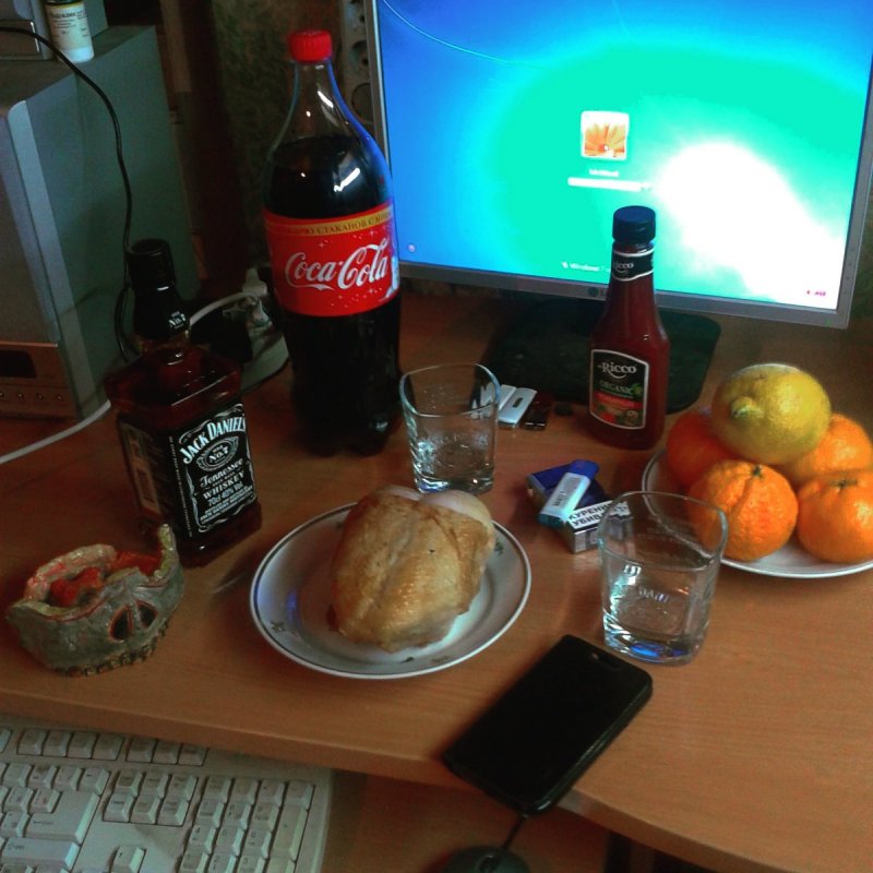 Ужин с колой