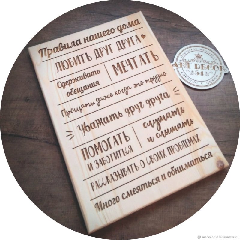 Вывеска ручная работа