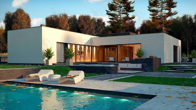 Modern House одноэтажный