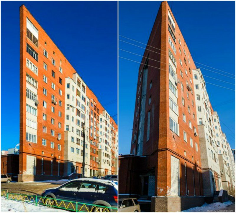 Плоский дом в Томске