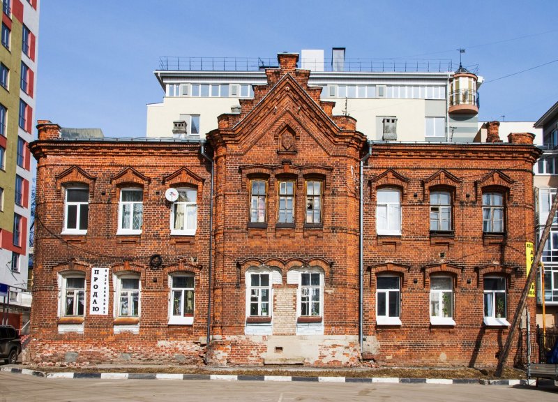 Плоский дом внутри