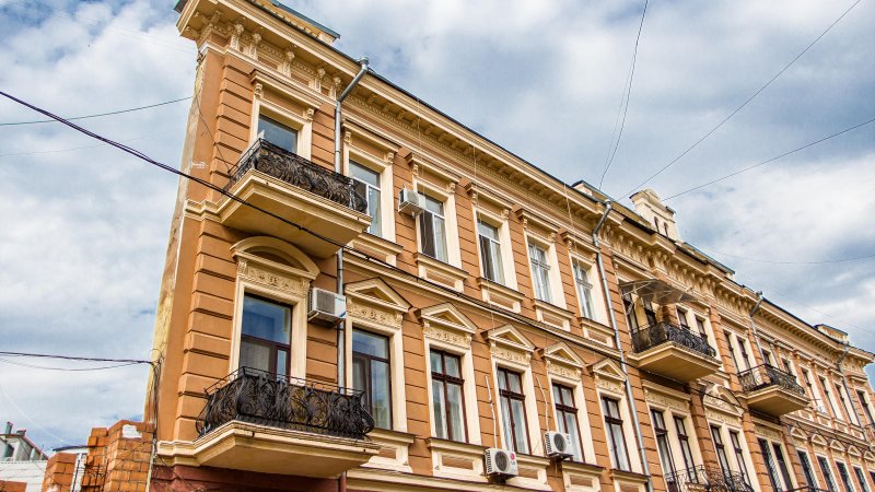 Плоский дом в Томске