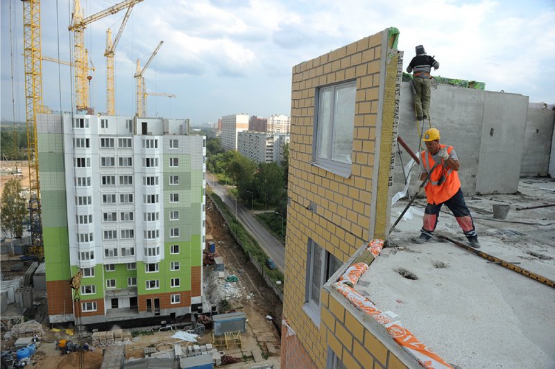 Возведение панельного дома