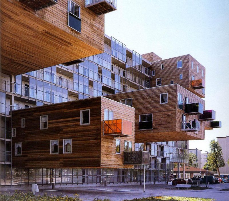 Дом WOZOCO (MVRDV), Амстердам конструкции