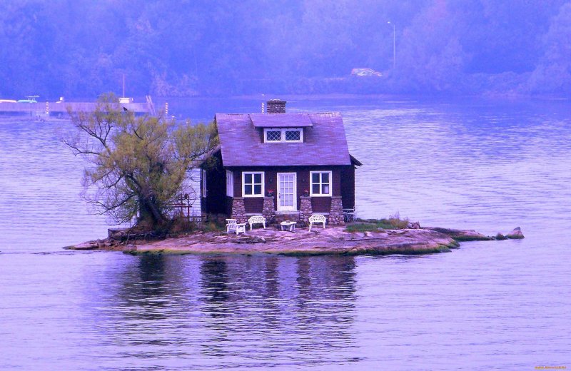 Фото домик на острове (147 фото)