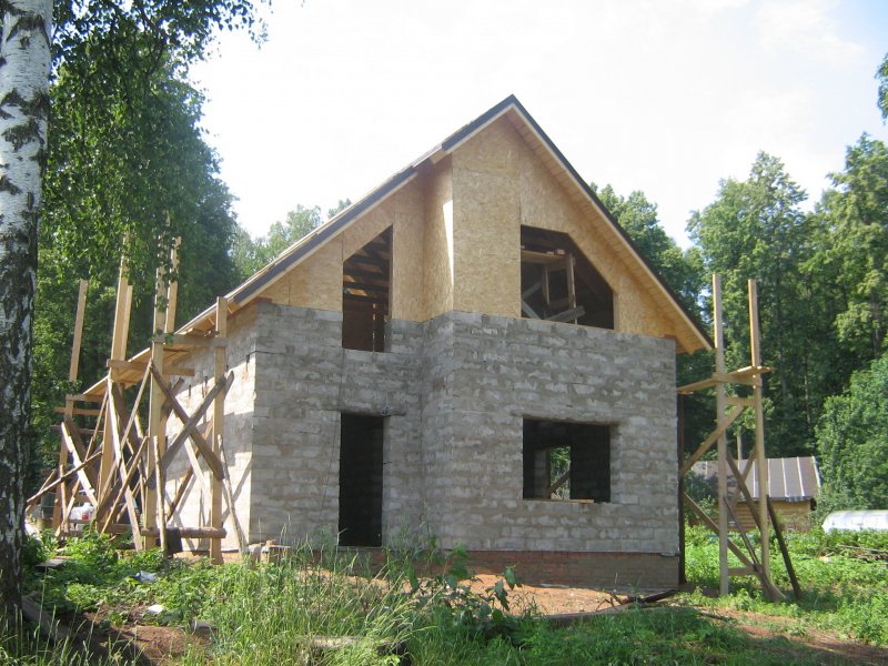 Дачные дома из газобетона