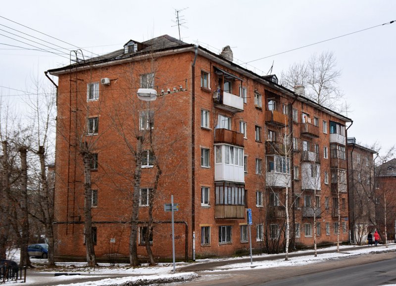 Панельный дом 5 этажей