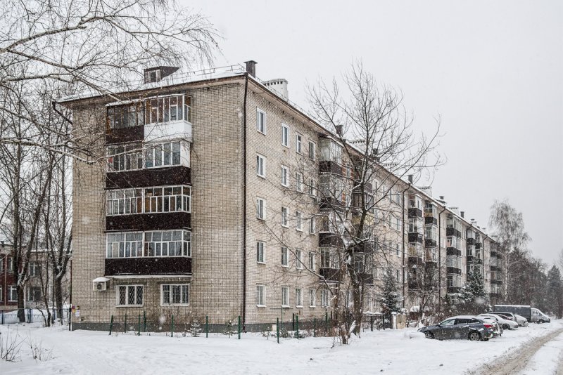Панельная пятиэтажка фасад