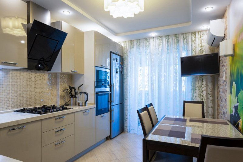 Планировка кухни п44