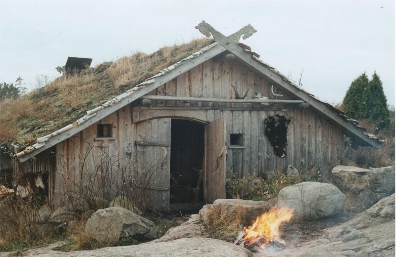 Амбар из деревни викингов в Valheim