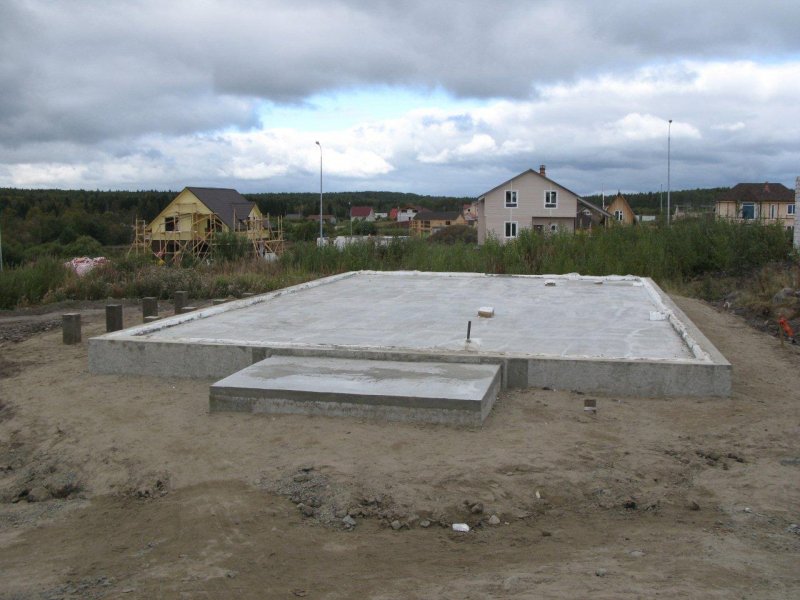Жб плита фундамент